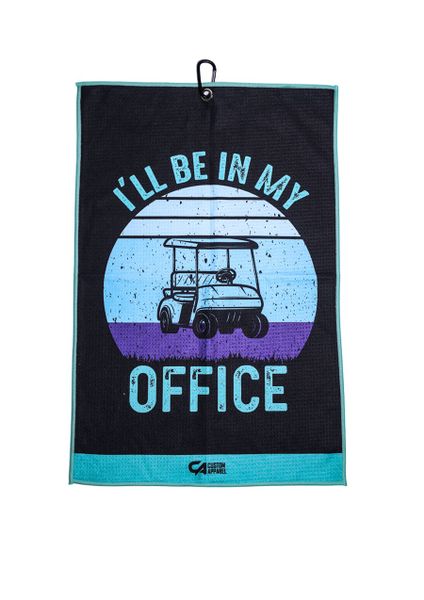 CA Waffle Golf Towels - Office