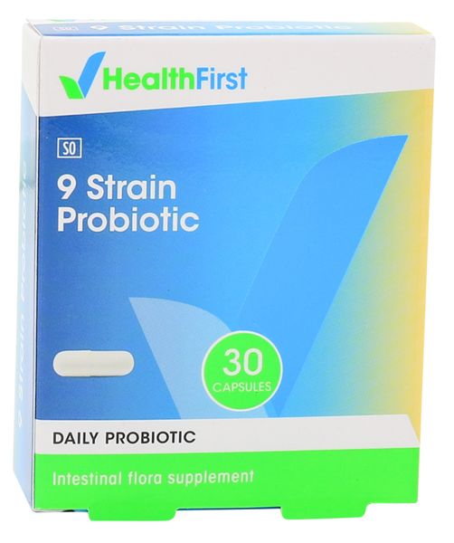 Health First 9 Strain Probiotic - 30 Capsules