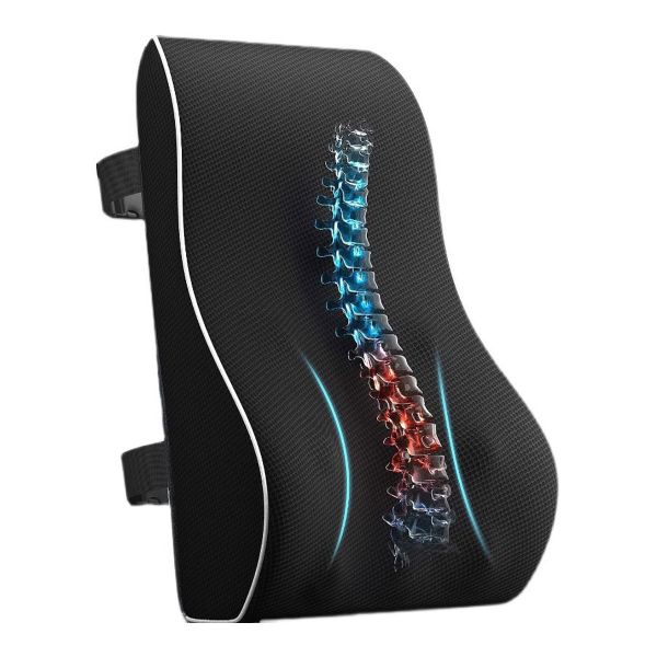 Ergonomic Memory Foam Lumbar Support Pillow for Office Chair,Car Seat