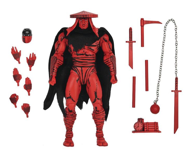 Red and Black Foot Assassin - TMNT Mirage Comics - 7-Inch Figure