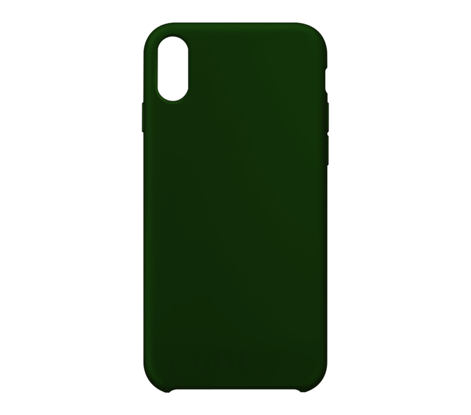iPhone X Smooth Silicon Phone Cover Protection Case - Red