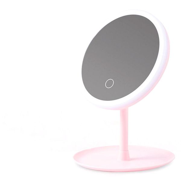 Led Makeup Mirror Storage Tray Touch Dimmer