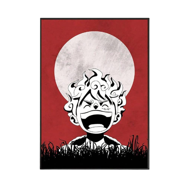 One Piece Anime Monkey D. Luffy Gear 5 Unframed Wall Poster