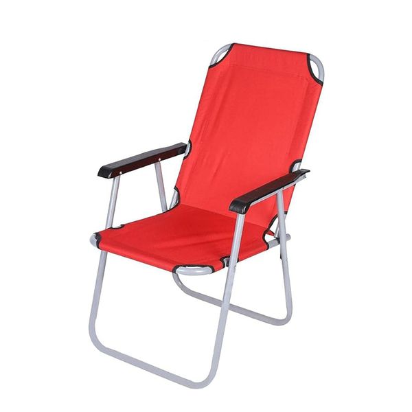 Outdoor Red Foldable Camping Chair