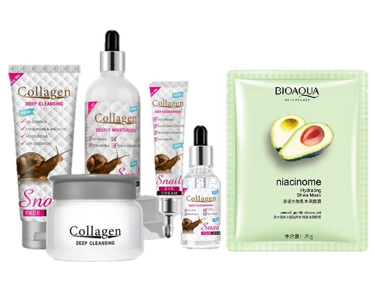 Snail Collagen Skin Care Set & BioAqua Face Masks Shop Today. Get it