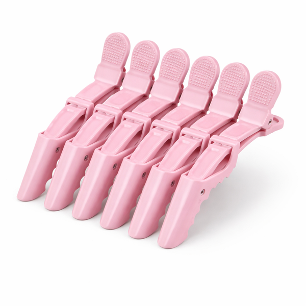 6-Piece Set - Hairdressing Crocodile Clip