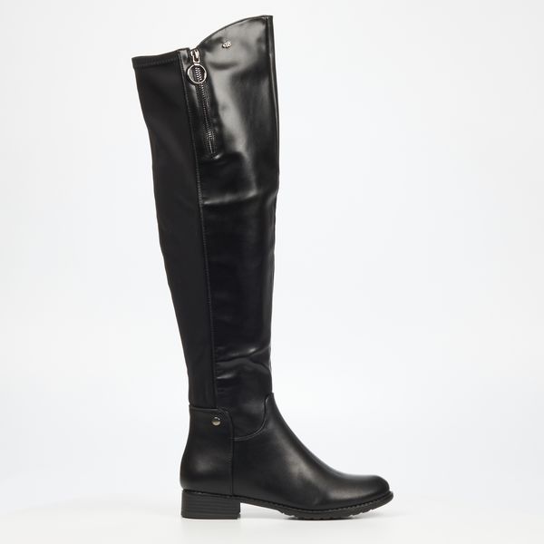 Miss Black, Hadar 7, Faux Leather, High Boot