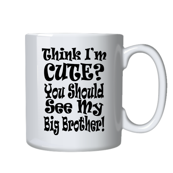 Cute Family Brothers Birthday Christmas Gift Mug Cup