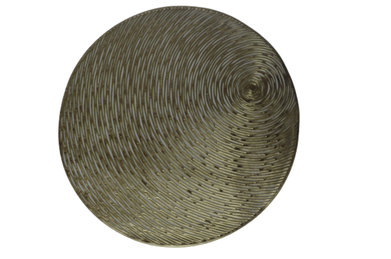 Placemat 6 Piece 38cm Round Modern Cut Out