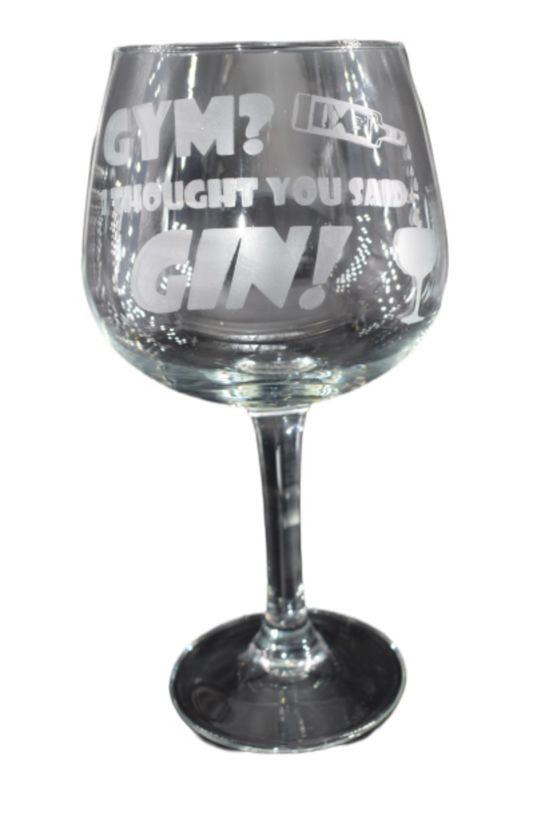 Etched Gin Glass - Humorous Sayings | Buy Online in South Africa ...