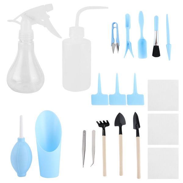 19Pcs/Set Succulent Plants Tool Transplanting Gardening Tools for Bonsai In