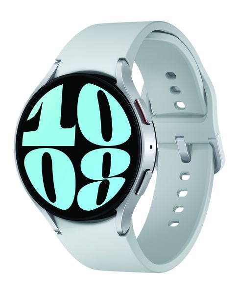 Samsung Galaxy Watch 6 Lrg Bt 44mm Silver+fabric Band Wide M/l