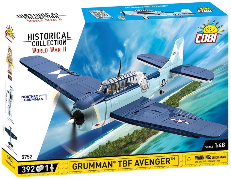 COBI Grumman TBF Avenger Airplane Construction Model