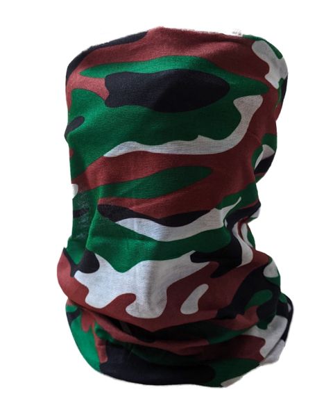 SKA Camo Tube Face Mask- Green Brown