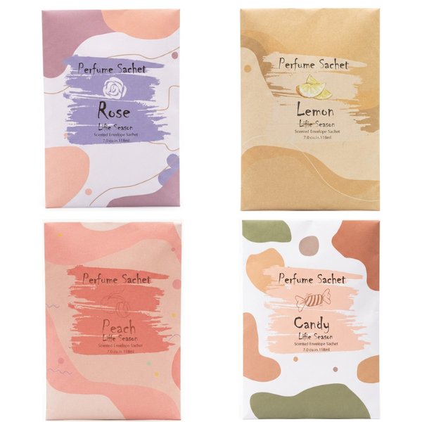 Sweet Indulgence Scented Sachets - 6 Piece Assorted Fragrance Pack