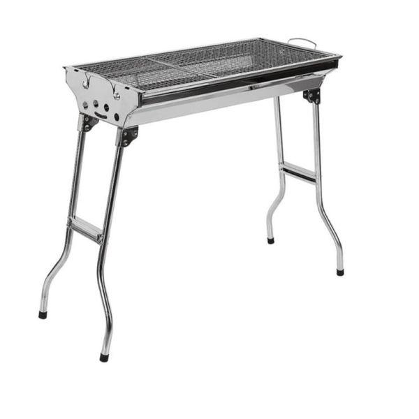 Braai BBQ Portable Stainless Steel BBQ Charcoal Non-stick New