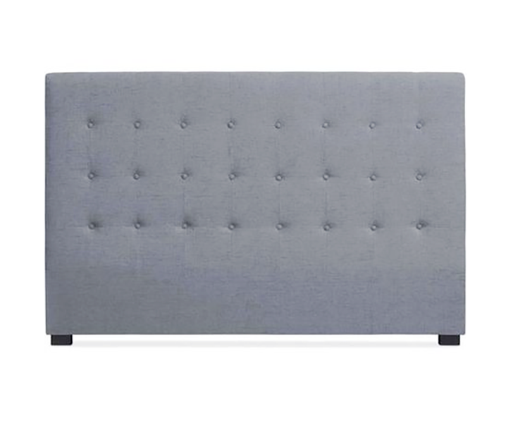 StrohBerry - Missouri Linen Headboard - Light Grey