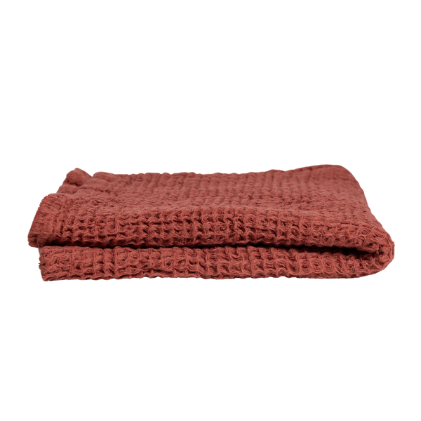 Con Amore - 100% Cotton Waffle Hand Towel - Grapefruit