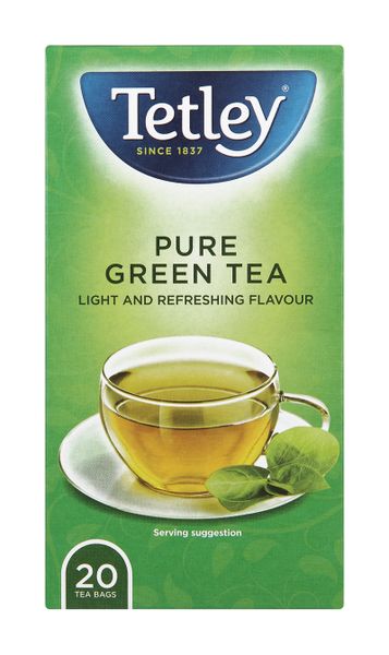 Tetley Pure Green Tea 20's Pack of 12