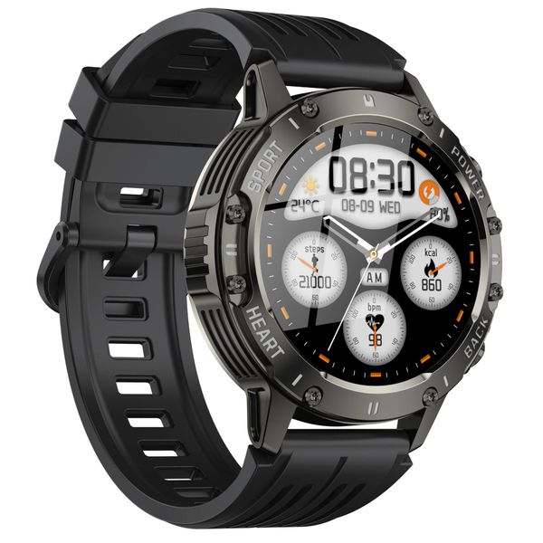 Men's Smart Sports Watch Bluetooth Call Heart Rate Monitor, Step Counter