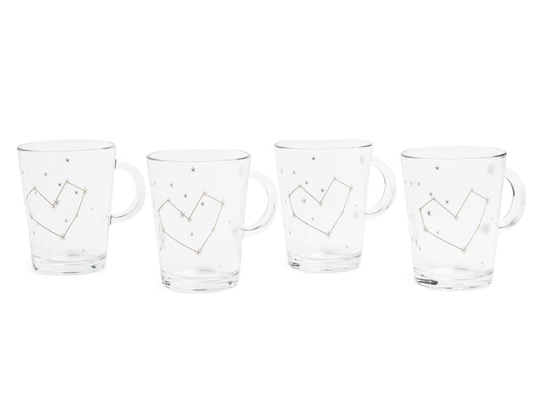 George &amp; Mason - 300ml Handled Mug - Set of 4