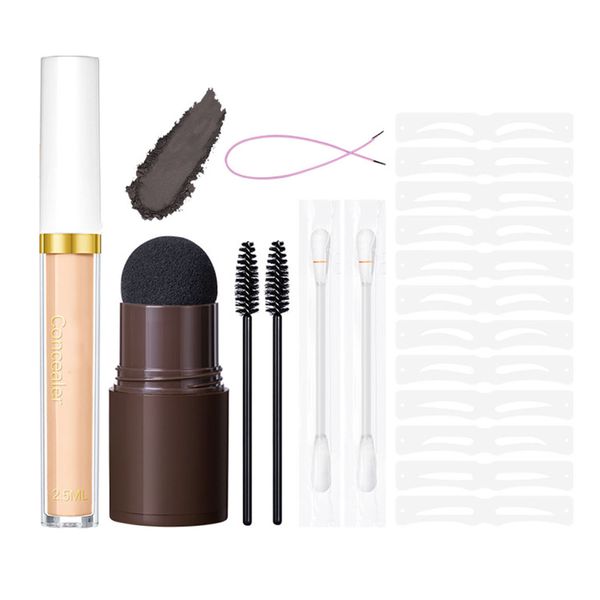 Eyebrow Stamp Shaping Kit One Step Eyebrow Stamps and Eyebrow Molding Set