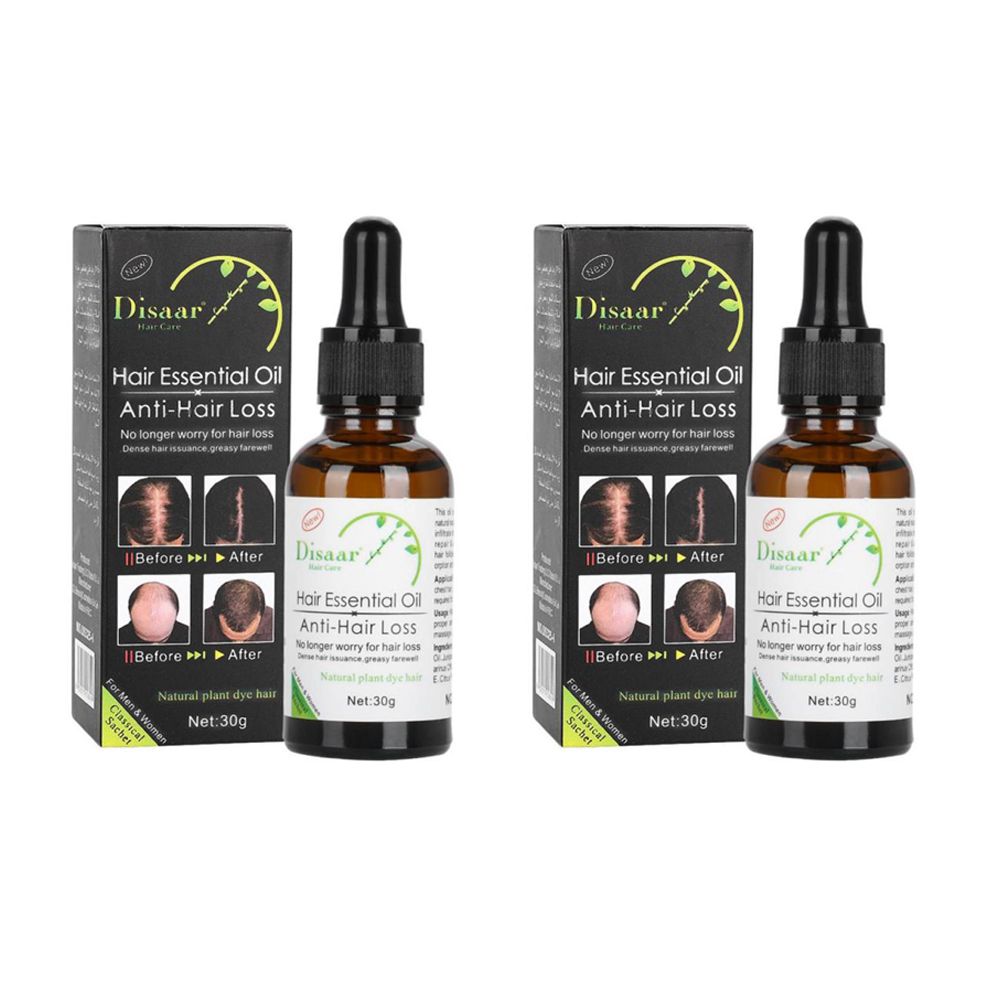 Disaar Hair Essential Oil Growth Liquid Anti-Hair loss - Pack of 2