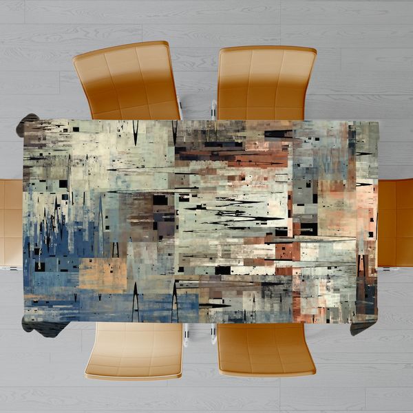 Tribal Collage Rectangle Tablecloth