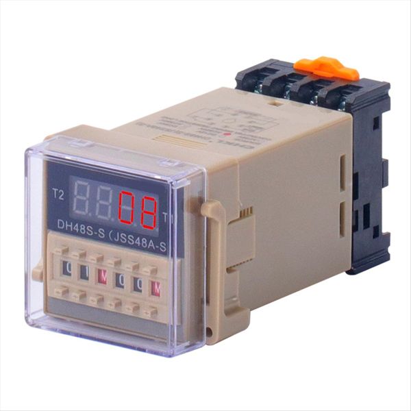 Relay AC220V Repeat Cycle with Socket DH48S Series Delay Time