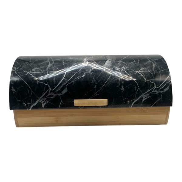 Breadbin With Wooden Base