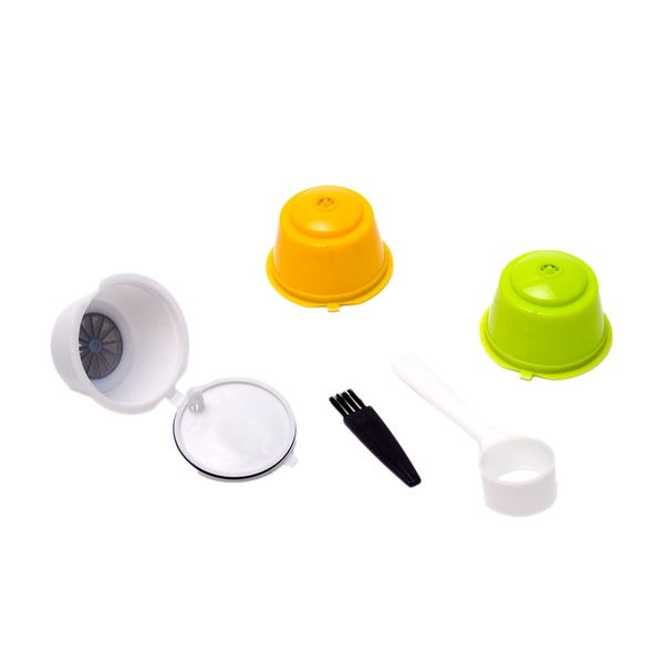 3 Pcs Coffee Capsules Refillable Coffee Capsules Pods Reusable Universal C
