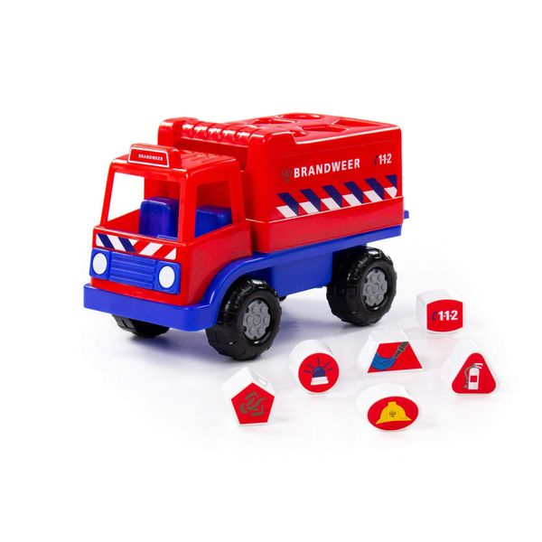 Shape Sorter Fire Truck with Geometric Shapes