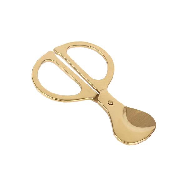 Portable Cigar Scissor Sharp Scissor Cigar Cutter Cigar Tool - Gold