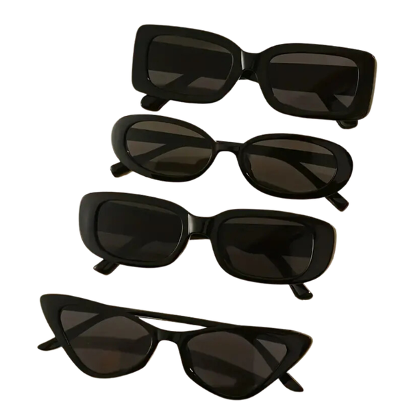 Urban iKon Black Fashion Shades - 4 Pack