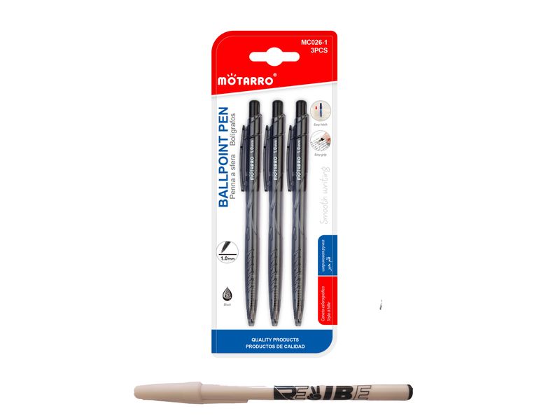 Motarro Ballpoint Pen Comfortable Smooth Writing Pens With Added ReVibe Pen