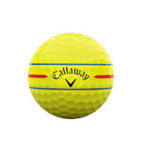 Callaway Chrome Soft TripleTrack360 Yellow-3-Piece Urethane TourPerformance