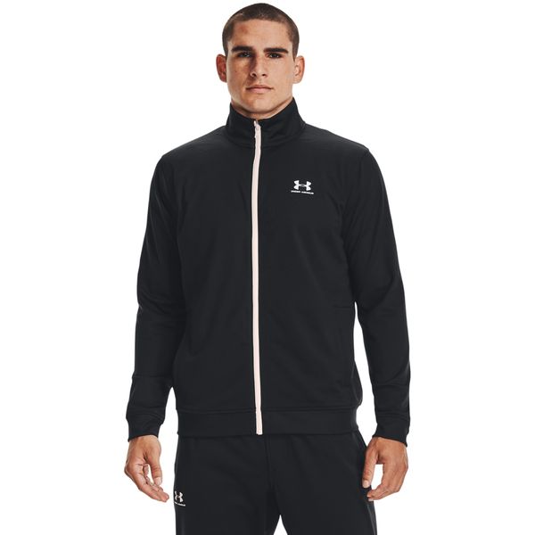 Under Armour - Men's Sport style Tricot Jacket - Black/White
