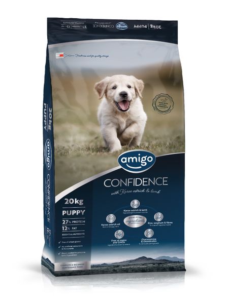 Amigo Pet Food - Confidence - Hypoallergenic - Puppy 20Kg - Large &amp; Giant
