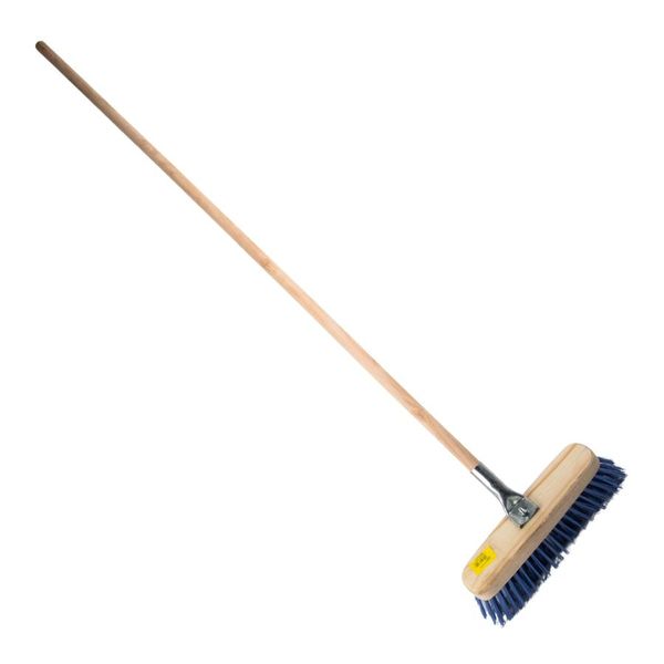 Broom Household Wood With Metal Fit 300mm - 2 Pack
