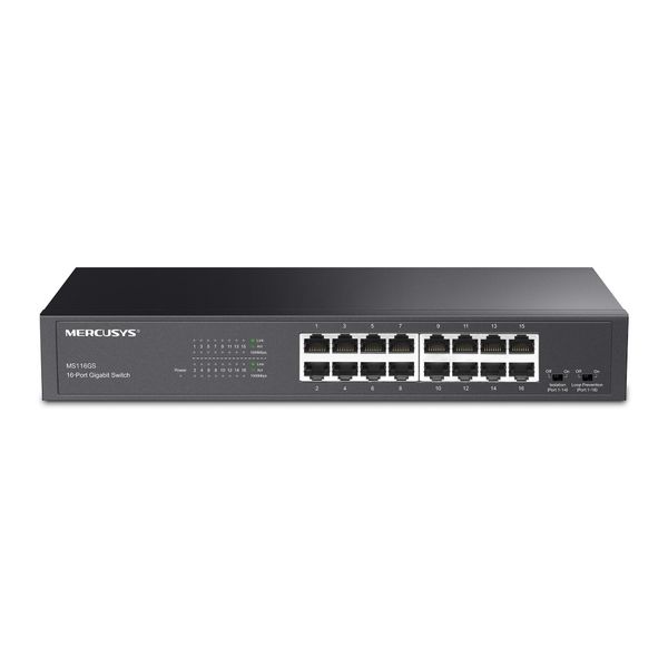Mercusys MS116GS 16-Port Gigabit Desktop/Rackmount Switch