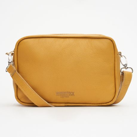 Woodstock leather cheap sling bag