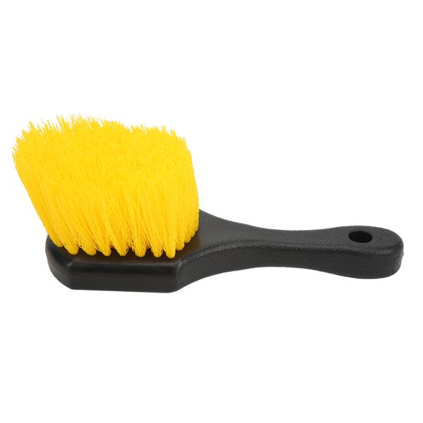 Universal Car Wheel Tire Cleaning Brush Yellow