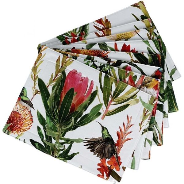 DSA Botanica Amethyst Sunbird Placemats - Pack of 6