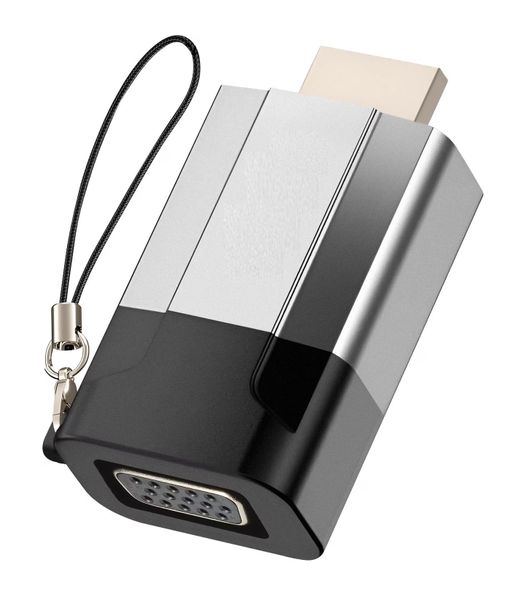 HDMI To VGA Mini Adapter Video Converter (Plug &amp; Play)1080P