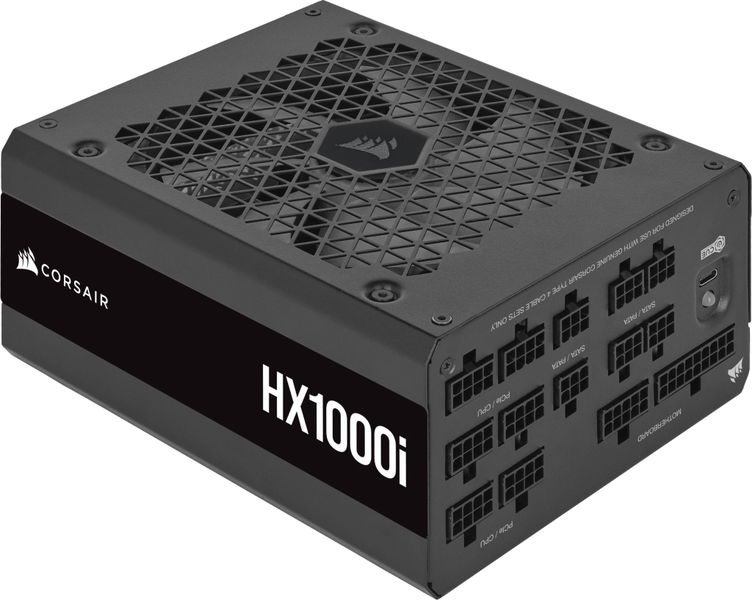 Corsair HX1000i 1000W PSU - 80 PLUS Platinum Fully Modular ATX Power Supply