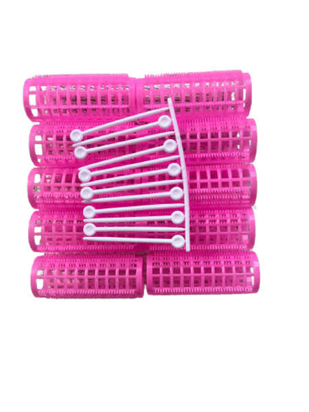 30 Piece Medium Hair Curler Set Rollers with Pins