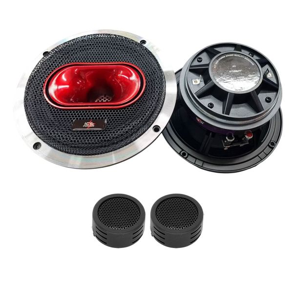 Ice Power IPS65RF 1800w Component Rear Deck Mounted Speakers &amp; Evo Tweeters