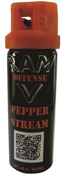 Ram Defense - Pepper Stream - 60ml - Black &amp; Orange