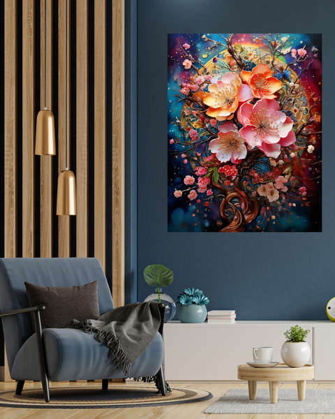 Rootedart Canvas Home Decor Wall Art - Cultural Fusion 108