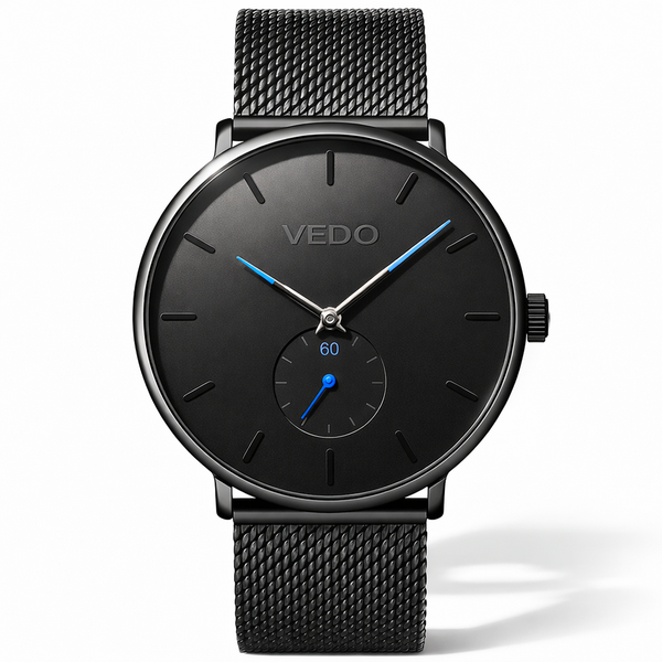 Vedo Men Space black Metal Formal, Leisure, Analogue Watch